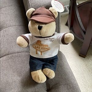 Starbucks Bearista Las Vegas Teddy Bear with Cap